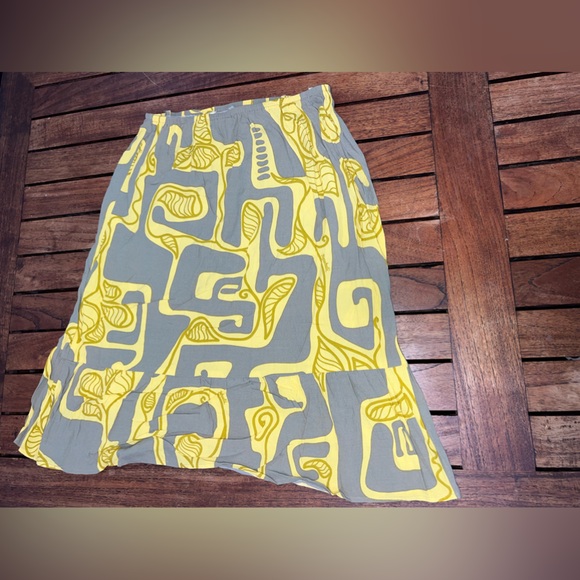 MANUHEALI'I Tribal Pattern Bottom Pull-over Skirt Women Size XS/S - Picture 7 of 11